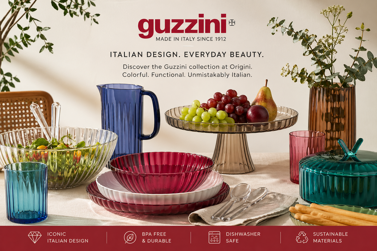 Discovering Guzzini Italian Tableware & Kitchenware – Origini