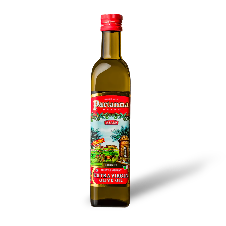 Partanna Robust Extra Virgen Olive Oil 16.9 Fl Oz (500 Ml)