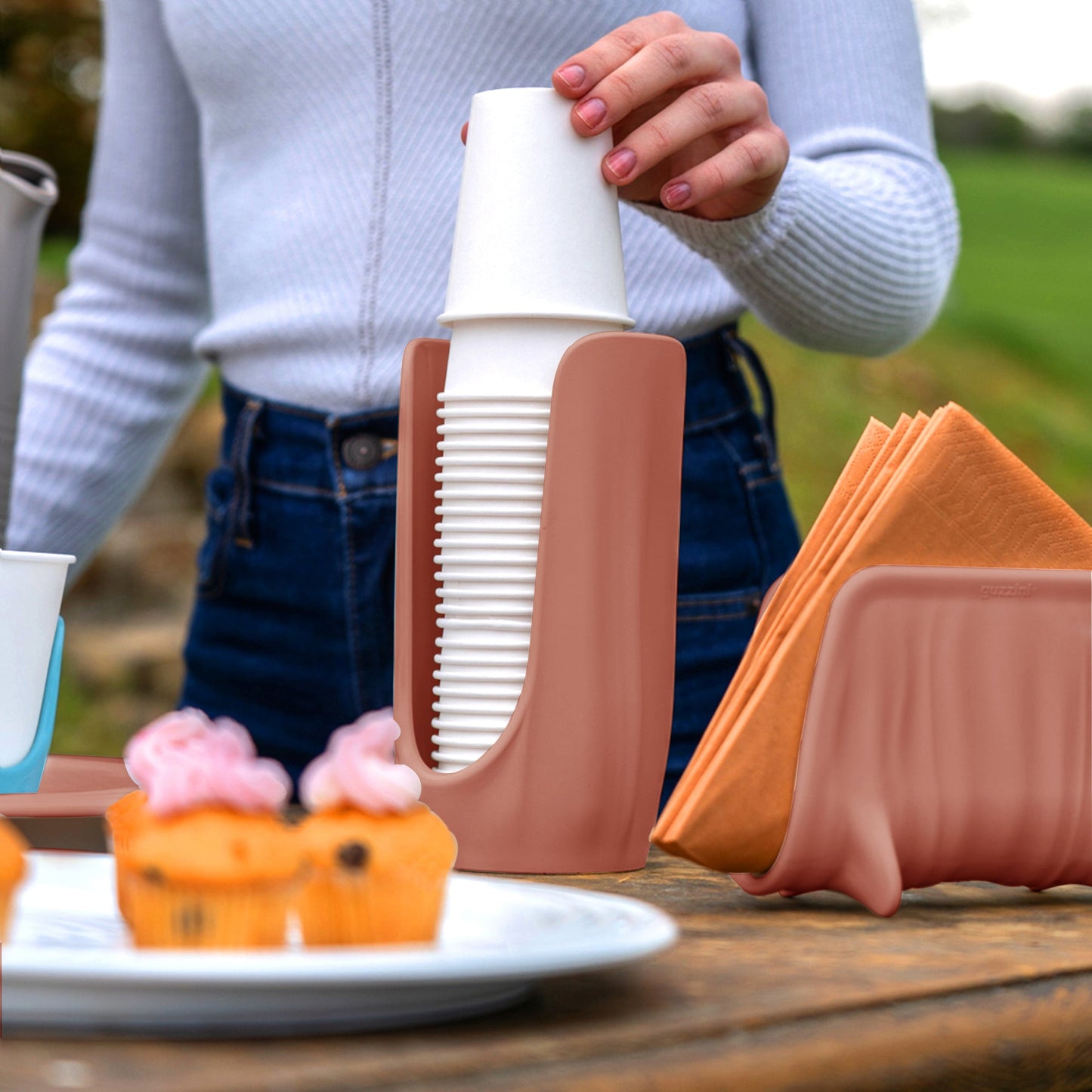 Tierra Table Napkin Terracota Guzzini
