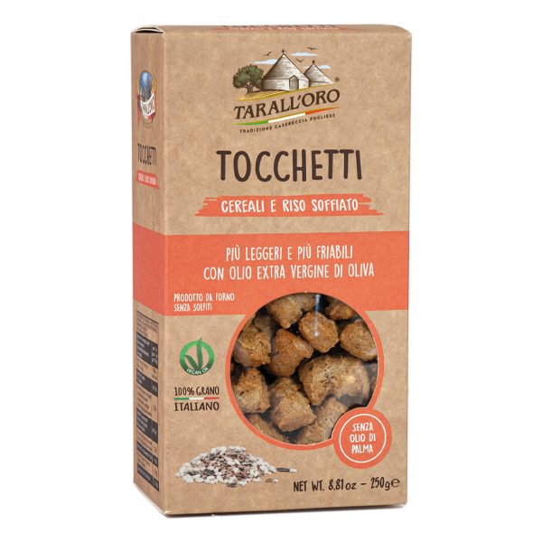Tocchetti With Olives and Onions Taralloro 8.8 Oz (250 Gr)