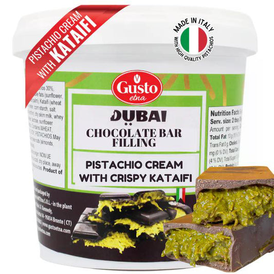 Gusto Dubai Chocolate Cream Pistacchio w/ Crispy Kataifi 1 Kg