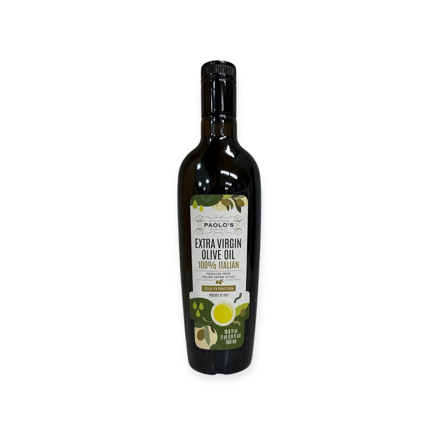 Extra Virgen Olive Oil 100% Italian Paolo 16.9 Fl (500 Ml)