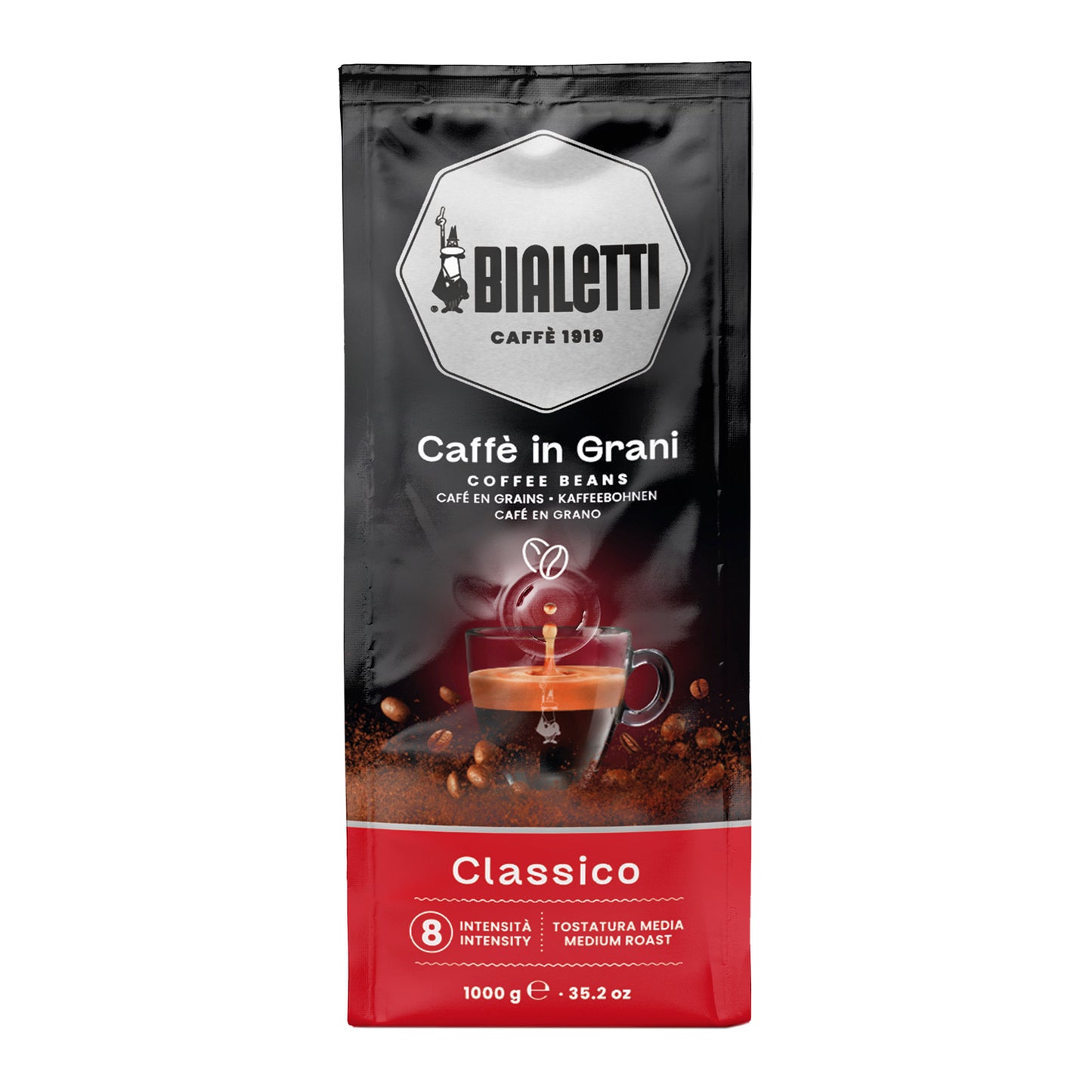 Coffe Beans Classico Bialetti 1 Kg (35.2 Oz)