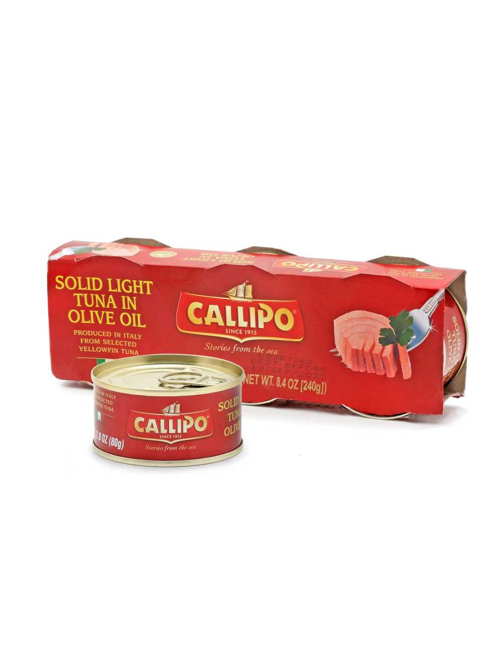 Callipo Tuna in Olive Oil 3x2.8 Oz (3x80 Gr)