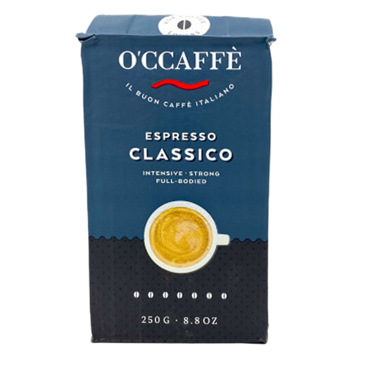 O'CCAFFÈ Espresso Classico Ground 250g (8.8 OZ)