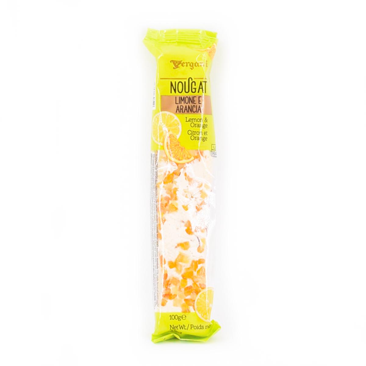 Vergani Nougat Lemon & Orange 100g