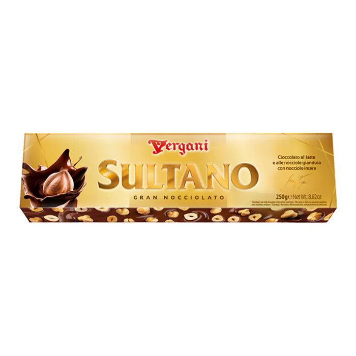 Gran Nocciolato Sultano Vergani 8.82 Oz (250 Gr)
