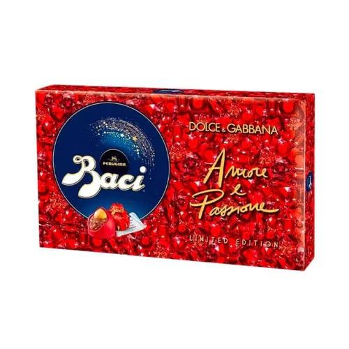 Perugina Baci Chocolate Praline Dolce & Gabana Red Box 5.29 Oz(150 Gr)