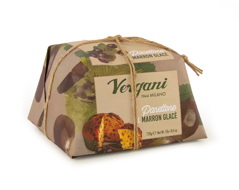 Panettone Vergani Marron Glace 750 Gr (10.4 Oz)
