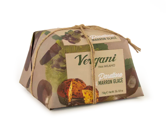 Panettone Vergani Marron Glace 750 Gr (10.4 Oz)