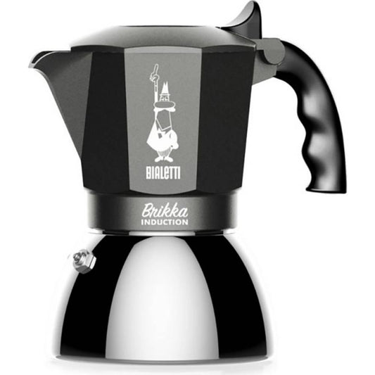 Bialetti Brikka Induction 4 Cups Black