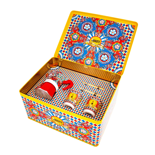 Bialetti Dolce & Gabbana Moka Coffee Maker Red and Cup Set