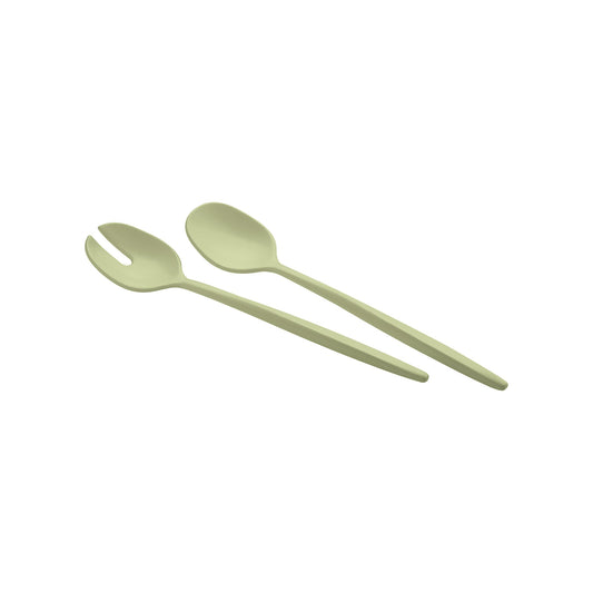 Tierra Salad Servers Avocado Green Guzzini