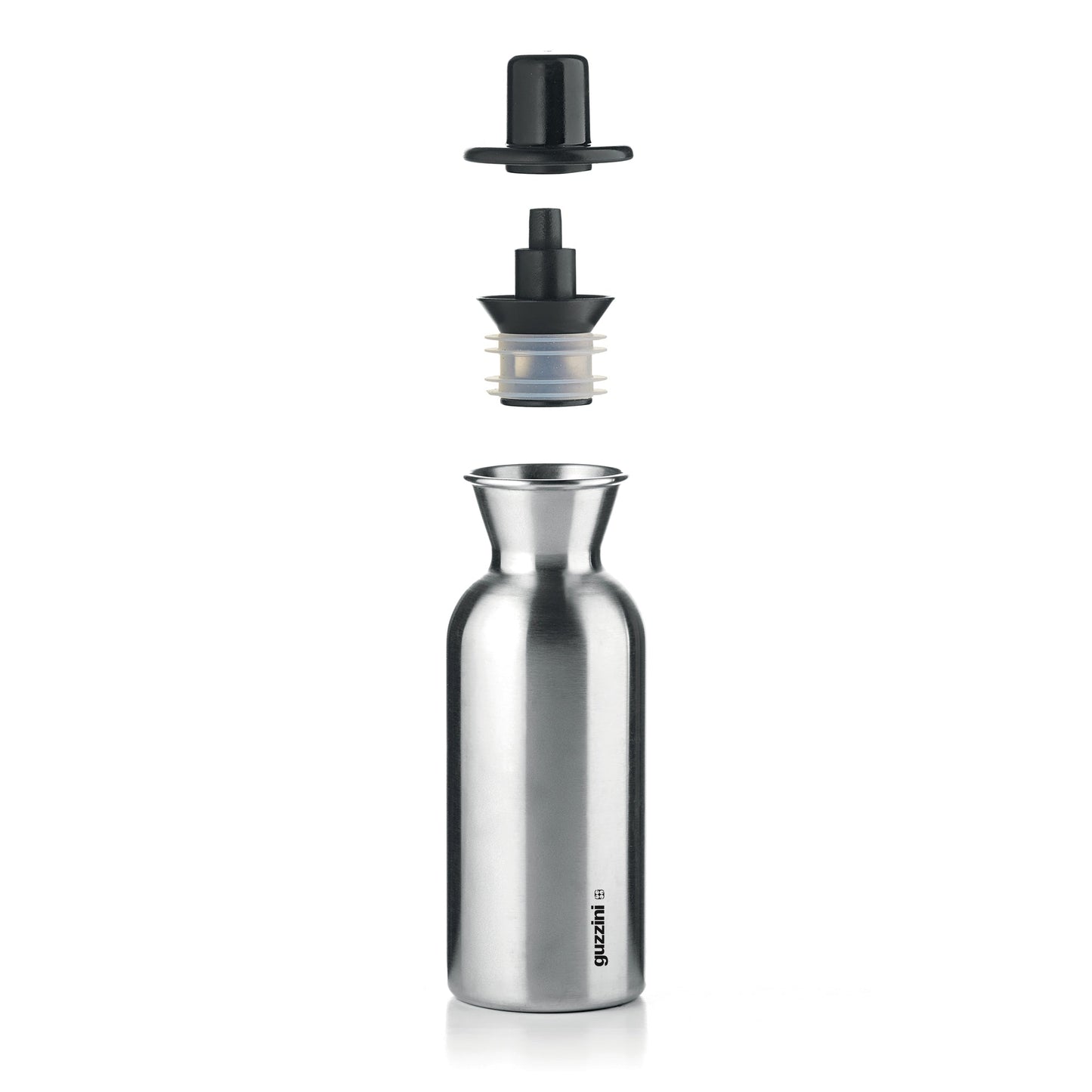 Oil/Vinegar Cruet 330CC Steel Guzzini