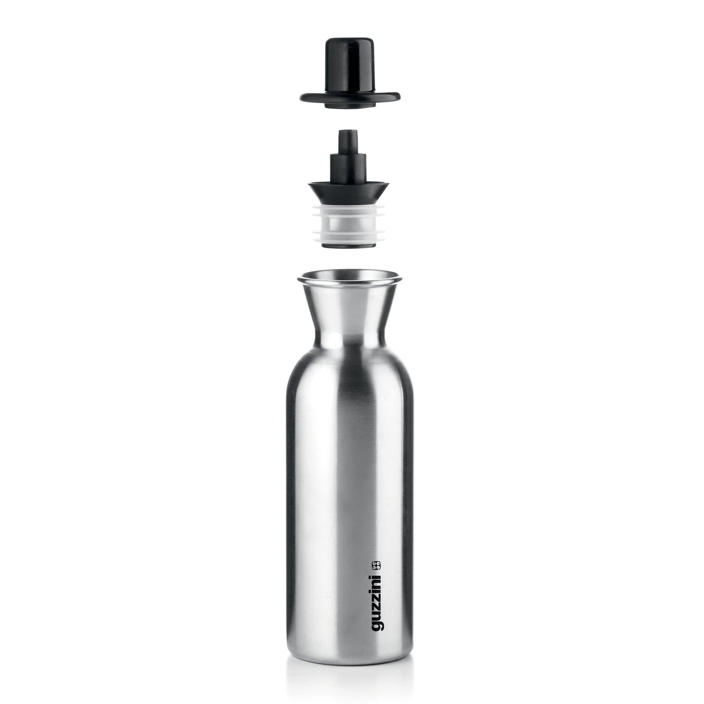 Oil/Vinegar Cruet 500CC Steel Guzzini