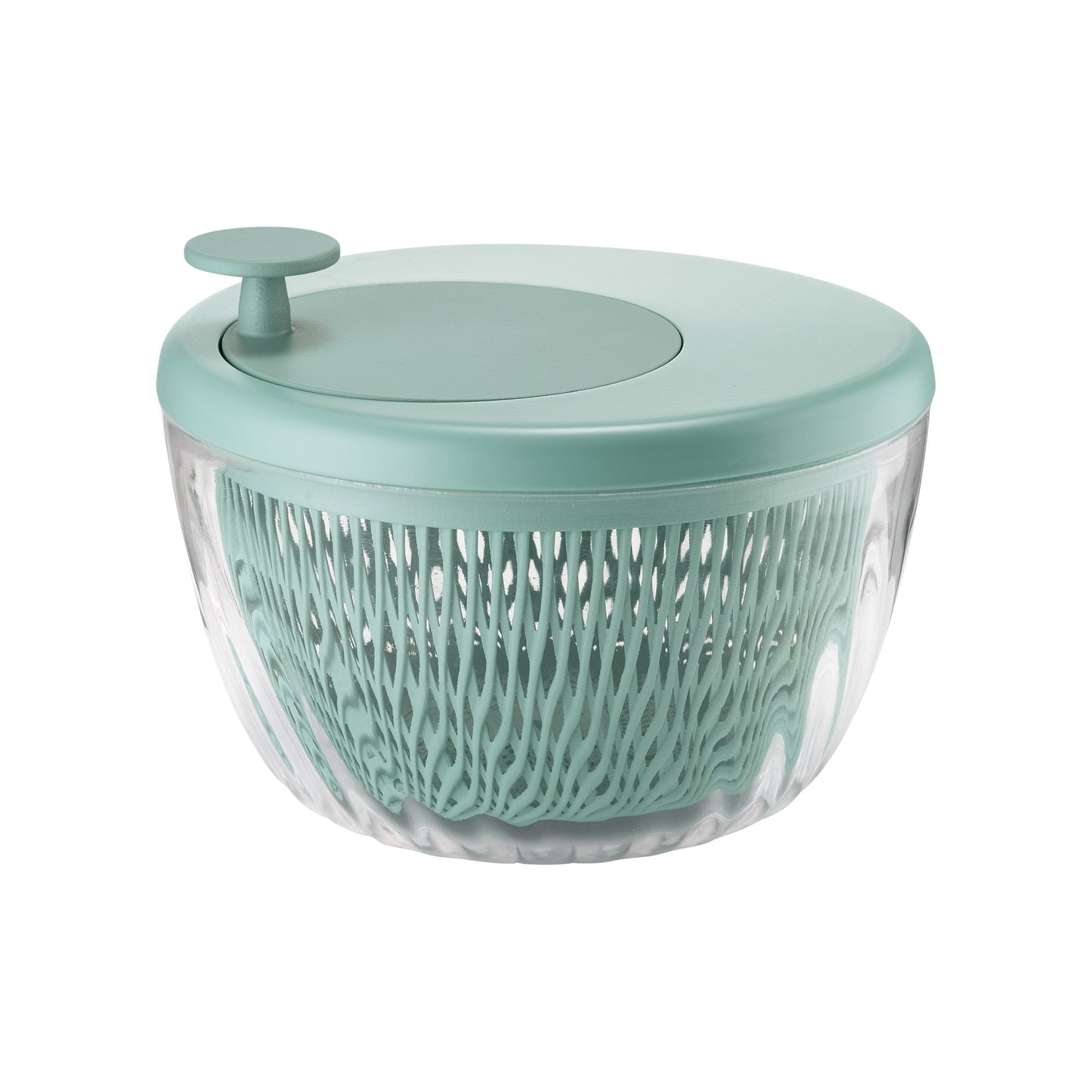 Salad Spinner W/Lid Lichen Green Guzzini