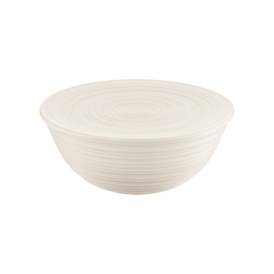 Tierra M Bowl With Lid Milk White Guzzini