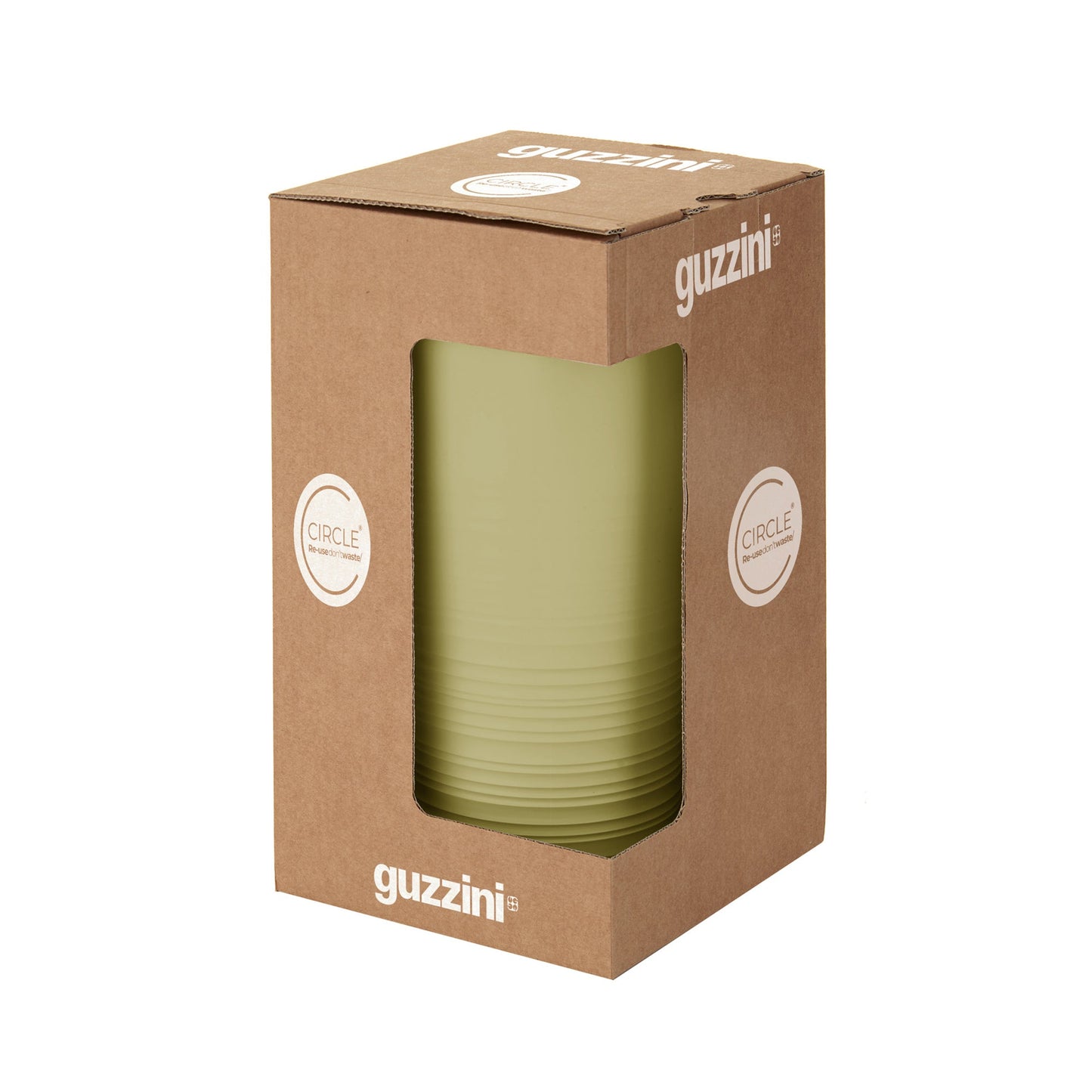 Tierra Pitcher W/Lid Avocado Green Guzzini