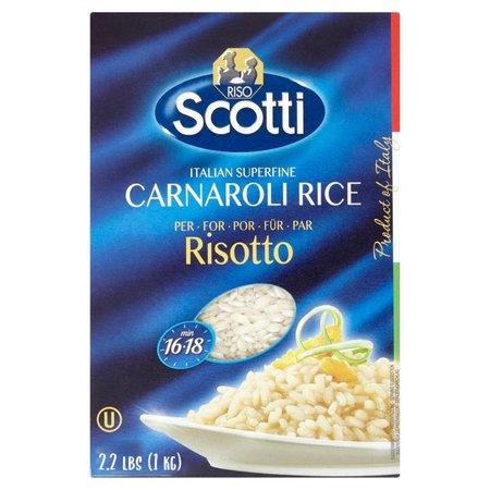 Scotti Carnaroli Rise (Riso Carnaroli) 2.2 Lb (1 Kg)