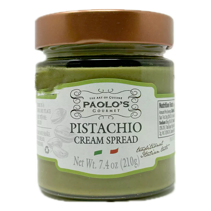 Pistachio Cream Spread Paolo 7.4 Oz (210 Gr)