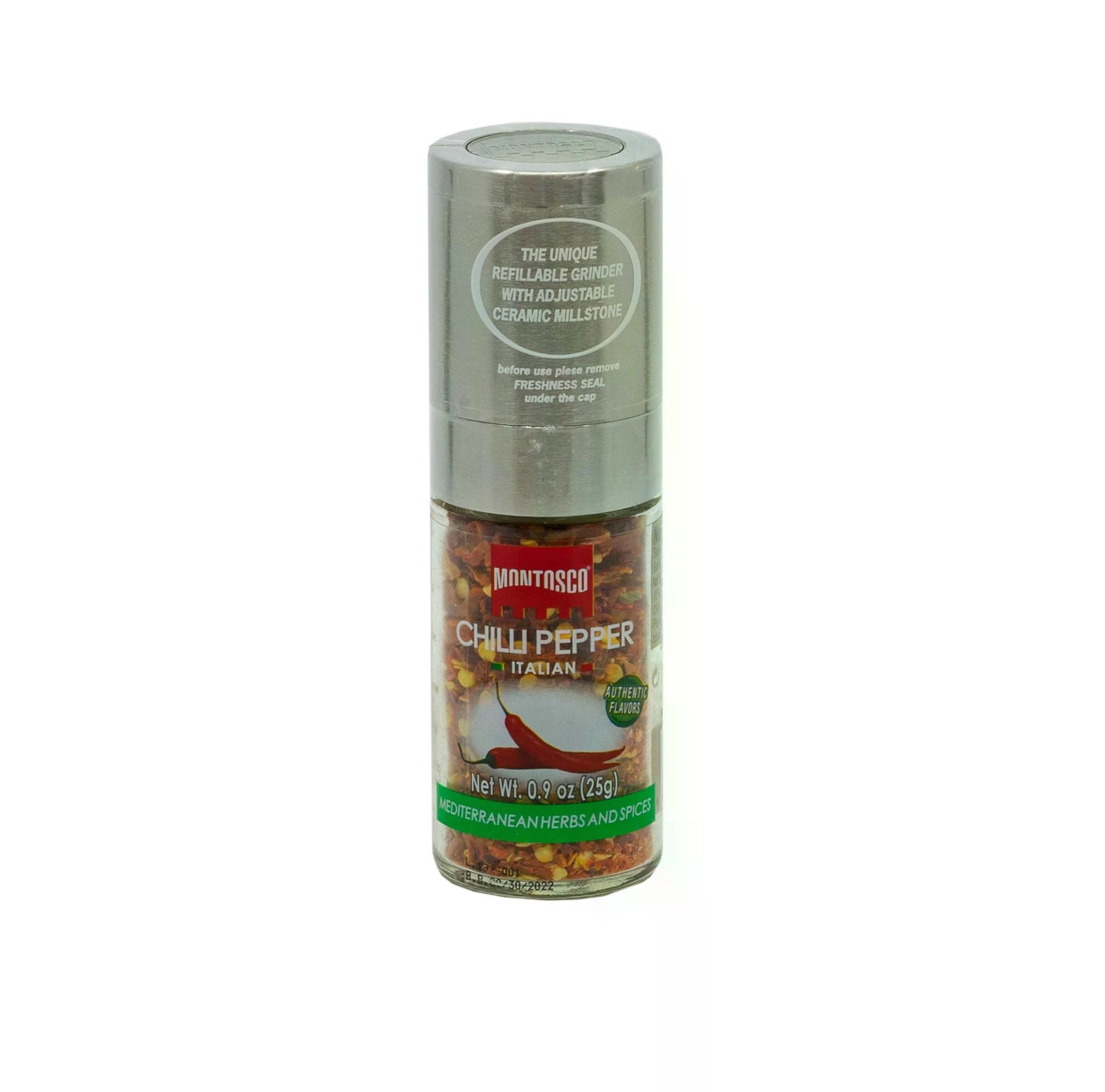 Chili Pepper Small Grinder Montosco 0.9 Oz (25 Gr)