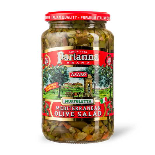 Partanna Muffuletta Mediterranean Olive Salad 19 Oz (550 Gr)