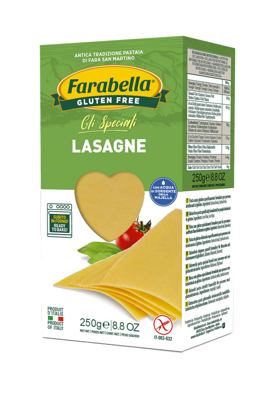 Lasagna Gluten Free Farabella 250 Gr (8.8 Oz)