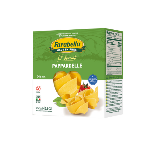 Pappardelle Gluten Free Farabella 250 Gr (8.8 Oz)