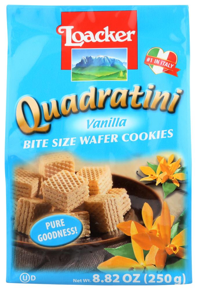 Loacker Quadratini Wafer Vanilla  8.82 Oz (250 Gr)