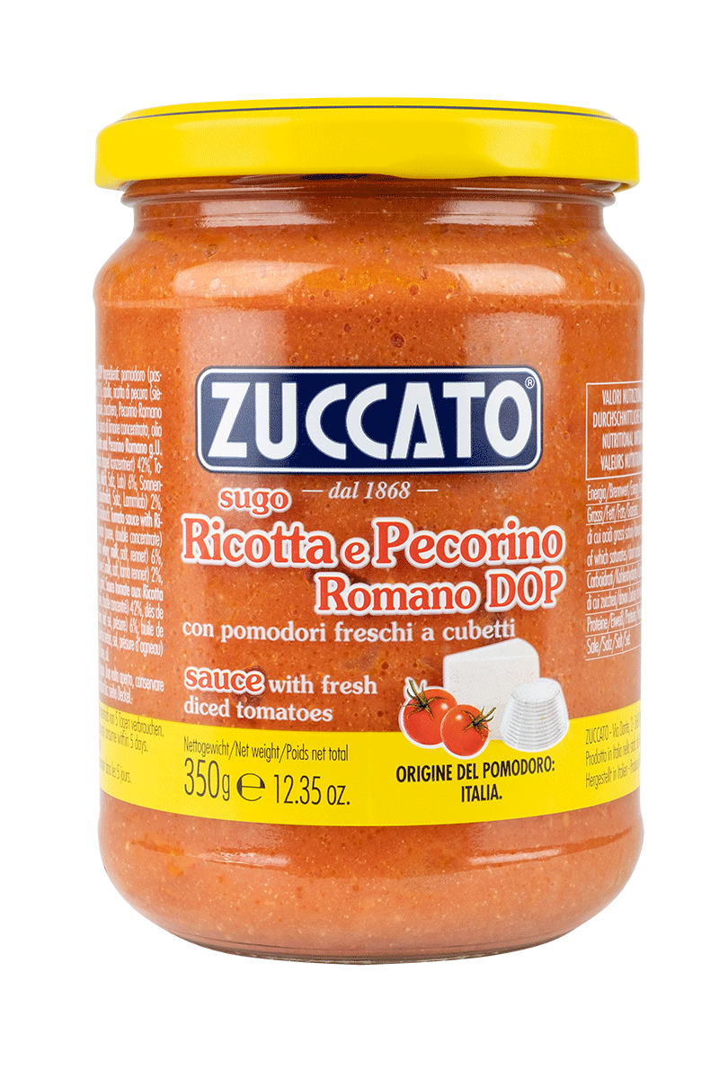 Sugo Con Pomodoro E Ricotta Zuccato 12.35 Oz (350 Gr)