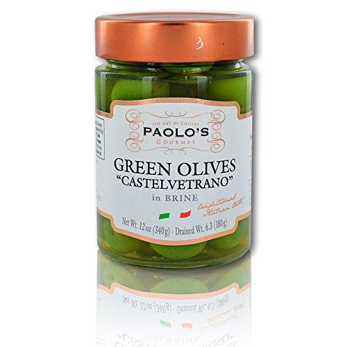 Green Olive Castelvetrano Paolo  12 Oz (340 Gr)