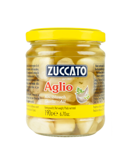 Garlic In Oil Zuccato 6.7 Oz (190 Gr)