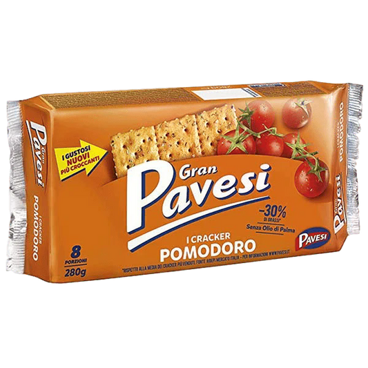 Cracker With Tomatoe Gran Pavesi 9.88 Oz (280 Gr)