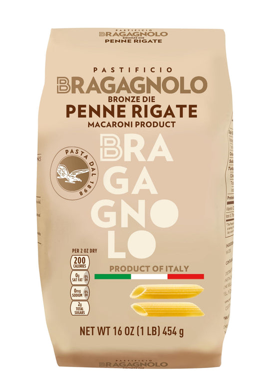 Penne Rigate Bronze Die Bragagnolo 1 Lb (454 Gr)