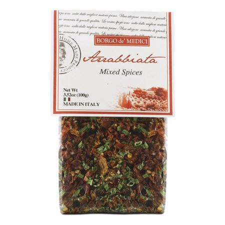 Mixed Spice & Herb for Pasta Arrabbiata (100 Grams) by Borgo De Medici  3.5 Oz