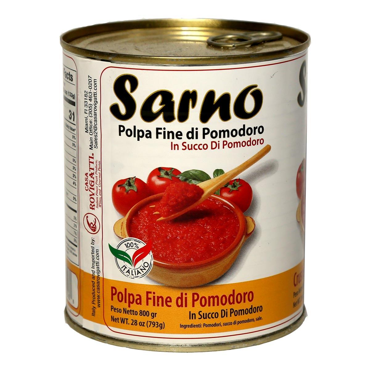 Whole Peeled Tomatoes Sarno 28 Oz (800 Gr)