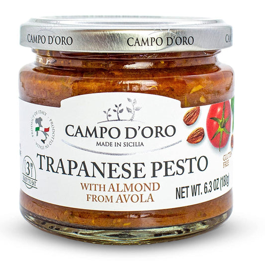 Campo D'oro Pesto Trapanese With Almond 6.3 Oz (180gr)