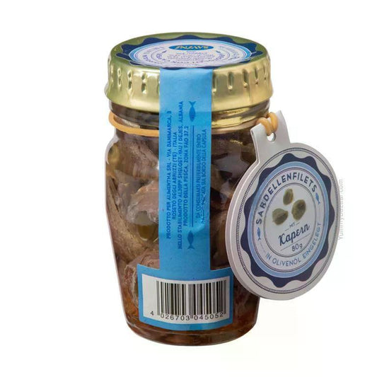 Anchovy With Capers Savini 80 Gr (2.8 Oz)