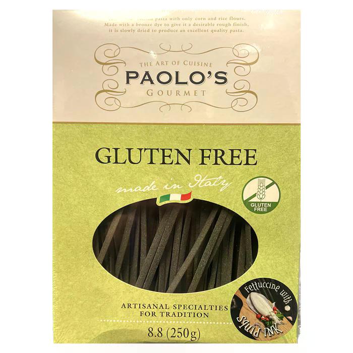 Fettuccine Squid Ink GF Paolo 8.8 Oz (250 Gr)