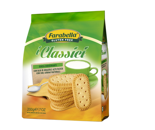 I Classici Gluten Free Cookies Farabella 200 Gr (7 Oz)