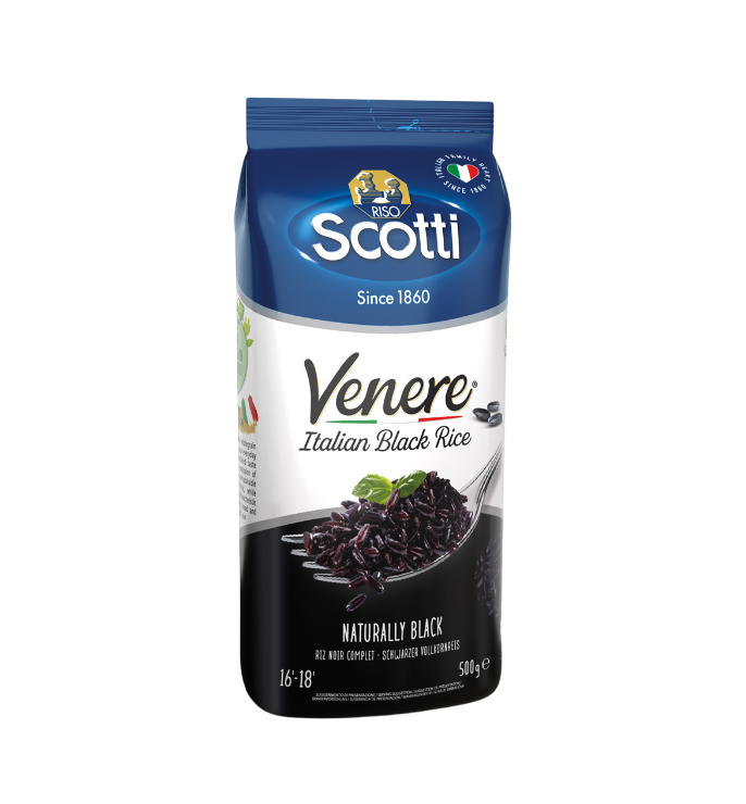 Italian Black Rice Venere Scotti 500 Gr