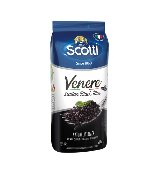 Italian Black Rice Venere Scotti 500 Gr