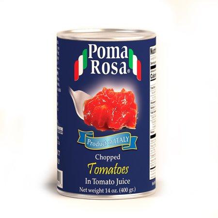 Chopped Tomatoes in Natural Juice  Poma Rosa   14 Oz (400 G)