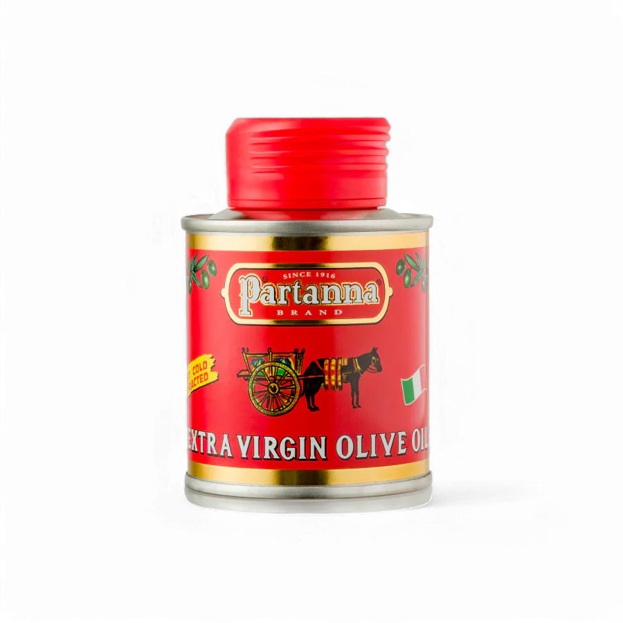 Partanna Extra Virgin Olive Oil Tin 3.4 Fl (100 Ml)