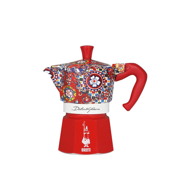 D&G Moka Express 3 Cups Red – Origini Italian Market