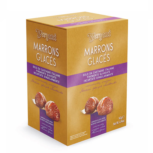 Marrons Glaces Vergani Box 140 Gr (4.94 Oz)