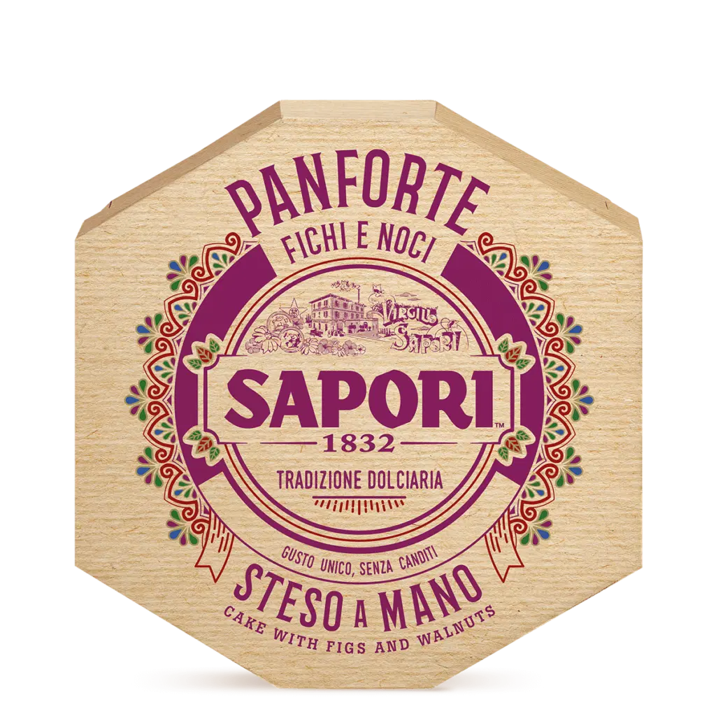 Panforte Fichi E Noci Sapori 9.88 Oz (280 Gr)