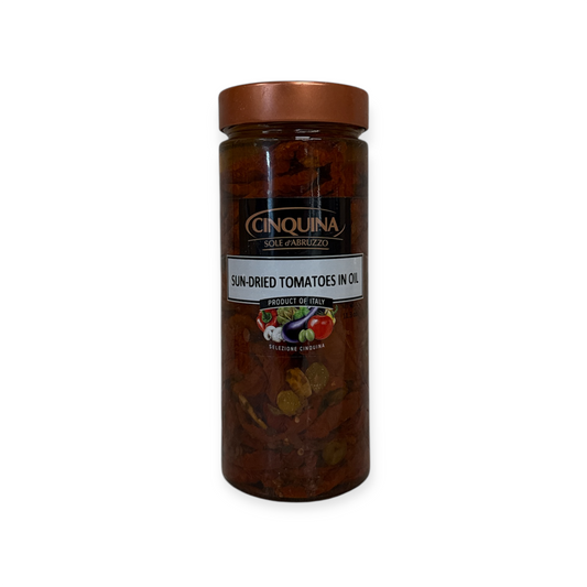 Cinquina Sun Dried Tomatoes in Oil 11.3 Oz (320 Gr)