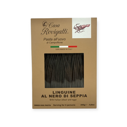 Egg Linguine Squid Ink CR Di Campofilone 8.8 Oz (250 Gr)