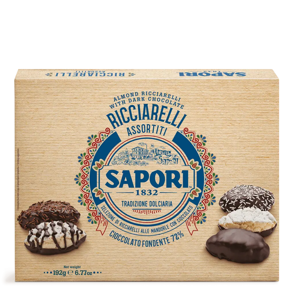 Ricciarelli Assortiti Sapori 6.77 Oz (192 Gr)
